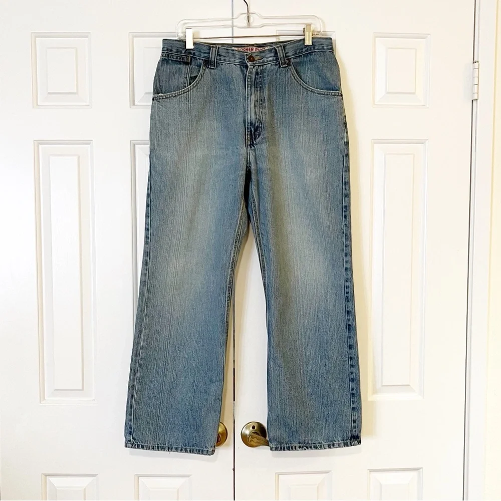 Steve & Barry's Light Wash Worker Pant Straight Leg Jeans. Size 32